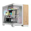 Corsair CC-9011288-WW arvutikorpus Midi Tower bambus, valge