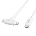 HYPER HyperJuice USB kaabel USB 2.0 1,5 m USB C USB C/Lightning valge
