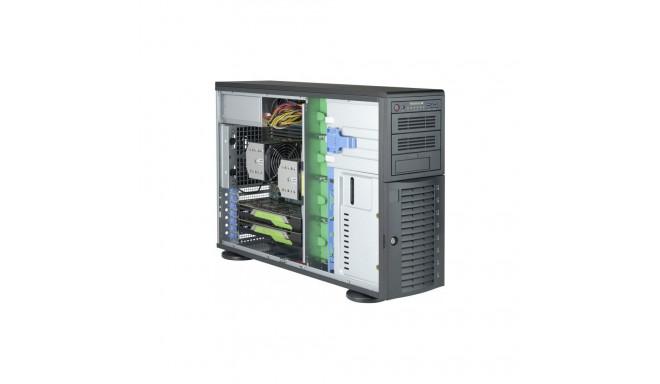 Supermicro CSE-743AC-1K26B-SQ arvutikorpus täistorni must 1200 W
