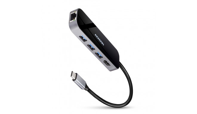Axagon HMC-6GL sülearvuti dokk/portide replikator USB 3.2 Gen 1 (3.1 Gen 1) Type-C must, hall