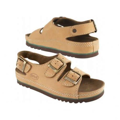 Comfortable Scholl AIR BAG BACK STRAP BRONZE sandals 39