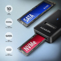 Axagon ADM2-CM USB-C 10Gbps - M.2 NVMe & SATA SSD adapter, 10cm USB-C kaabel
