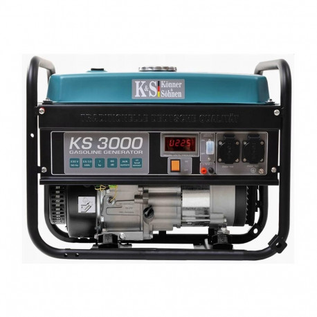 KÖNNER & SÖHNEN GASOLINE POWER GENERATOR 2.6kW 230V KS 3000