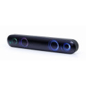 Gembird SPKBT-BAR400L must soundbar kõlar 2.0 kanalit 10 W