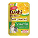 Inaba Cat Dashi Delights siidine puljong kana tuunikala ja kammkarbiga - kassimaius - 40g