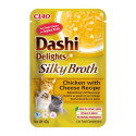 Inaba Cat Dashi Delights siidine puljong kana ja juustuga - maius kassidele - 40g