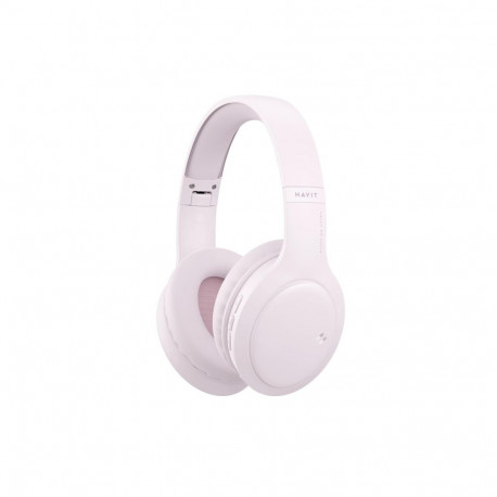 Havit H633BT - wireless on-ear headphones, pink