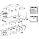 Whirlpool AKT 625/NB1 must be 59 cm gaasipliit 4 tsooni