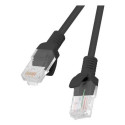 Lanberg PCU5-20CC-0100-BK võrgukaabel must 1 m Cat5e U/UTP (UTP)