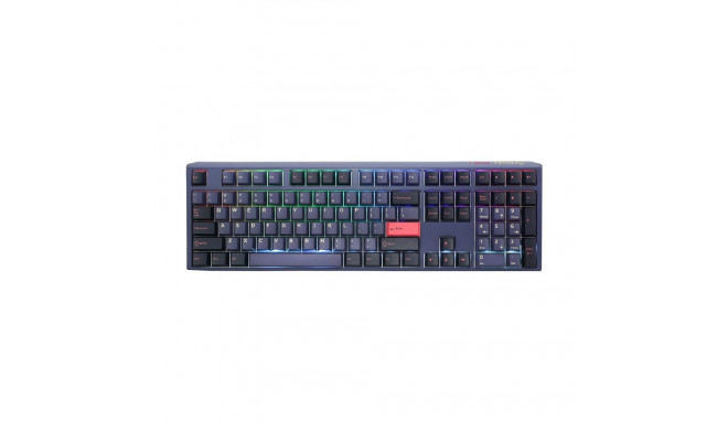 Ducky One 3 klaviatuur gaming USB sinine