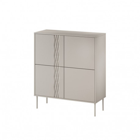 4D kummut TRESSE 100x40x110 kašmiir matt