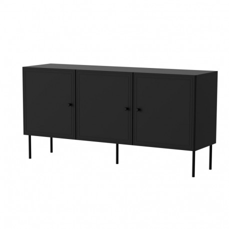 Cama 3D kummut PALAZZO BIS 151x40x75 matt must