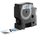DYMO D1 Standard - must läbipaistev - 24mm