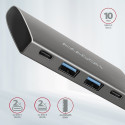 Axagon HMC-4G2 liidese jaotur USB 3.2 Gen 2 (3.1 Gen 2) Type-C 10000 Mbit/s hall