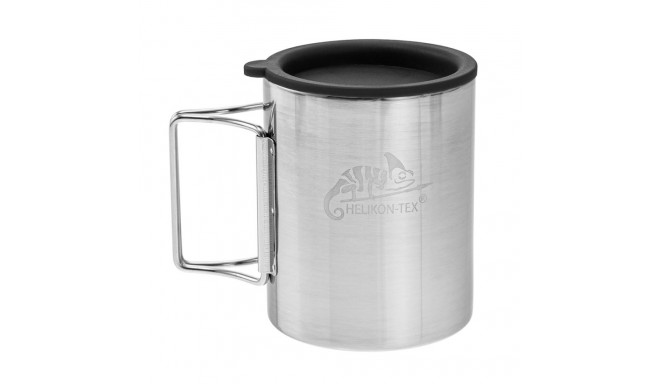 Helikon Thermal mug with lid 250 ml Silver, Black