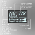Qoltec 52283 katkestusteta toiteallikas UPS | 6kVA | 6000W | võimsustegur 1.0 | LCD | EPO | USB | on