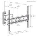 Maclean MC-798N teleri seinakinnitus, kronstein telerile max VESA 600x400, 37-70", 35kg