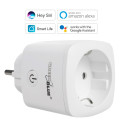 GreenBlue WiFi kaugjuhitav pistik, Android/iOS/Alexa/Google Home, energiatarve, taimer, max 3680W, t