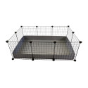 C&C Modular cage 3x2 110x75 cm guinea pig, hedgehog, silver grey
