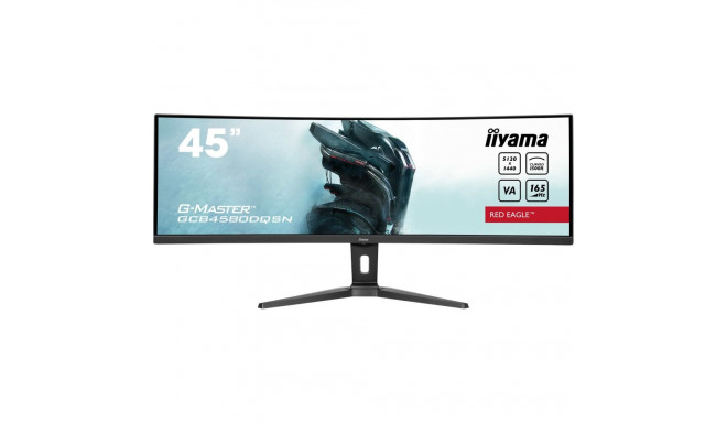 iiyama G-MASTER RED EAGLE CURVED computer monitor 114.3 cm (45") 5120 x 1440 pixels Dual QHD LED Bla