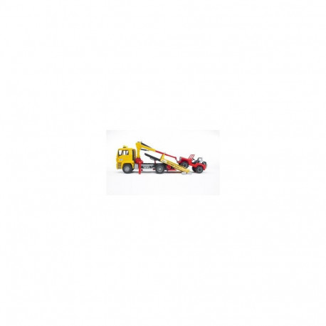 BRUDER MAN TGA Breakdown truck with cross country vehicle