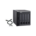 QNAP TR-004 storage drive enclosure HDD/SSD enclosure Black 2.5/3.5"