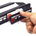 Techly Modular Patch Panel 24 Places UTP with Removable Modules 1 Unit Black