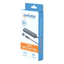 Manhattan 4-Port USB 3.0 Type-C Hub USB-C Male to Four USB-A Females, 5 Gbps SuperSpeed USB (USB 3.2