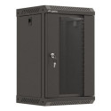Lanberg WF11-3309-10B rack cabinet 9U Wall mounted rack Black
