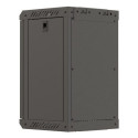 Lanberg WF11-3309-10B rack cabinet 9U Wall mounted rack Black