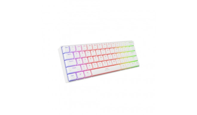 GAMING KEYBOARD GENESIS THOR 660 G2 US WHITE WIRELESS RGB MECHANICAL GATERON BROWN