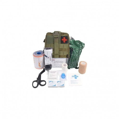 HELBO Depan HEL002 First aid kit with accessories 13 items Green