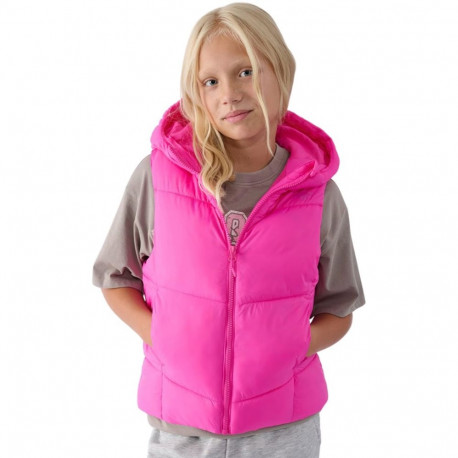Girls' vest 4F F129 fuchsia 4FJWAW24TVJAF129 55S 158cm