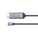 UNITEK HDMI 2.1 kaabel, USB-C, 8K, 1,8 m, V1423B
