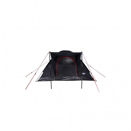 High Peak Beaver 3 Black, Red Pyramid tent 10320