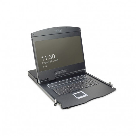 Digitus 19" LCD KVM Console, 16-Port VGA, US Keyboard