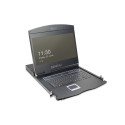 DIGITUS Modulaarne Konsool 19" TFT, 16-Port KVM ja Puuteplaat, USA-Ameerika