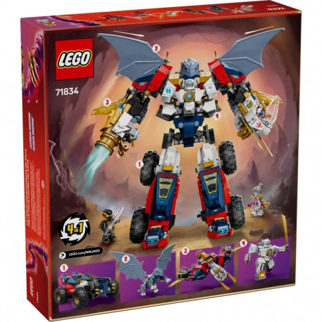 LEGO NINJAGO 71834 Zane'i ülim kombineeritav mehhanism