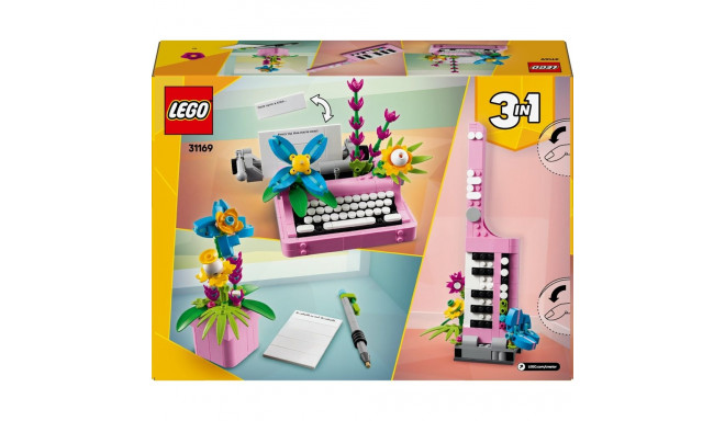 LEGO CREATOR 3in1 31169 lille kirjutusmasin