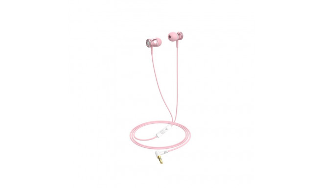 Havit E303P wired headphones pink