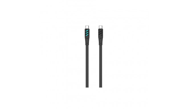Havit CB6254 - USB Type C to USB Type C laadimiskaabel, 1 m (must)