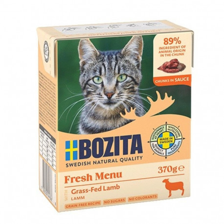 BOZITA Fresh Menu Lamb in gravy - wet cat food - 370g