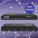 Qoltec 51798 Aktiivne HDMI Jagaja 4 x HDMI 4K x 2K | 3.4Gb/s