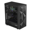 GENESIS DIAXID 605F MIDI TOWER Korpus USB-C Aknaga Must