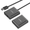 UNITEK Y-2516 liidesejaotur USB 2.0 480 Mbit/s Must