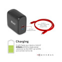 CLUB3D universaalne USB Gen1 Type-C kolmekordse ekraaniga dünaamiline PD-laadimisjaam 65 W toiteplok