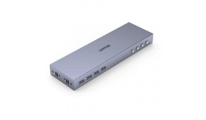 UNITEK V306A KVM switch Grey