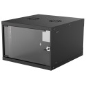 Intellinet 19" seinakinnitusega võrkkapp (basic), 6U, 560 mm sügav, must, flatpack, max 50 kg, kasut