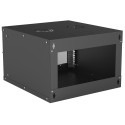 Intellinet 19" seinakinnitusega võrkkapp (basic), 6U, 560 mm sügav, must, flatpack, max 50 kg, kasut