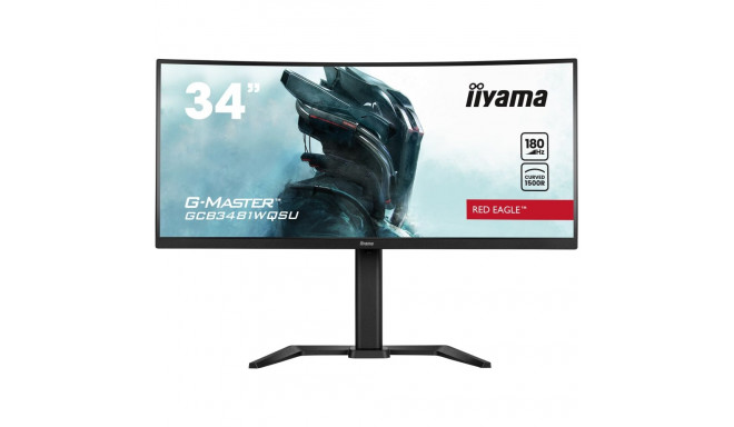 iiyama G-MASTER GCB3481WQSU-B1 arvutimonitor 86.4 cm (34") 3440 x 1440 pikslit UltraWide Quad HD LCD